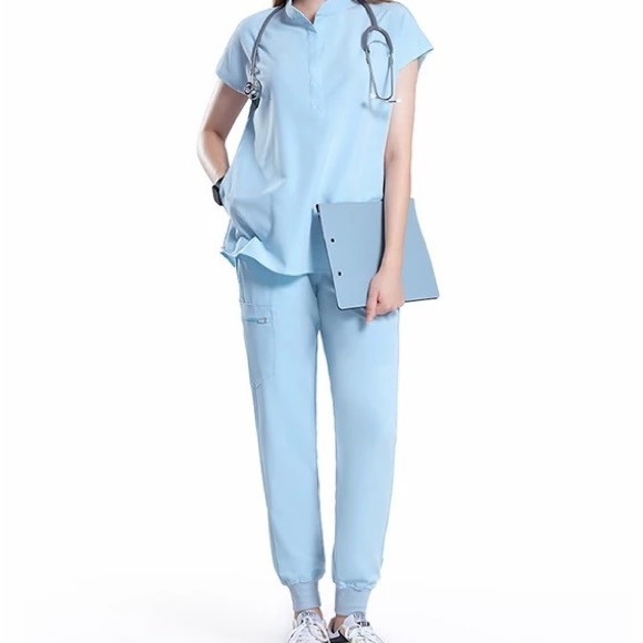 New nursing scrubs sets with jogger - Picture 3 of 5